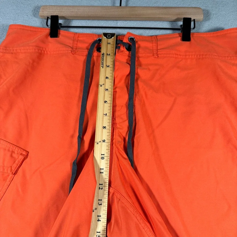 The North Face Mens Orange‎ Board Shorts Swim Trunks Size 38 A1YJ S13